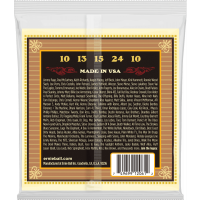 Ernie Ball Earthwood 80/20 bronze banjo frailing 10-24 - Vue 2