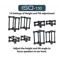 IsoAcoustics Lot de 2 supports d'isolation pour enceintes de petit format - Vue 3