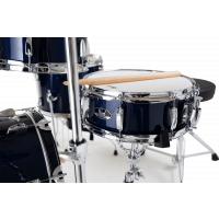 Pearl Roadshow junior 18 Royal Blue Metallic avec pack Sabian Solar 3 cymbales + pied perche - Vue 3