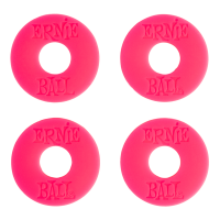 Ernie Ball Pack de 4 strap blocks rose - Vue 1