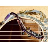 Shubb Capo Violet Sky Édition Limitée pour folk/électrique - Vue 4