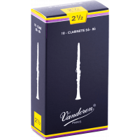 Vandoren Anches clarinette Sib Traditionnelles force 2,5 - Vue 1